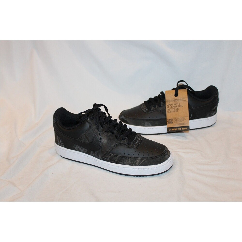 Nike Women's Court Vision Low Black Sneakers Shoes NWOB SZ 8